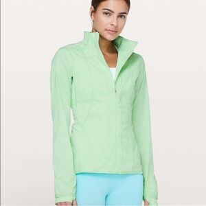Lululemon Laser Speed Jacket Full Zip Citra Lime Green Size 6 Women’s